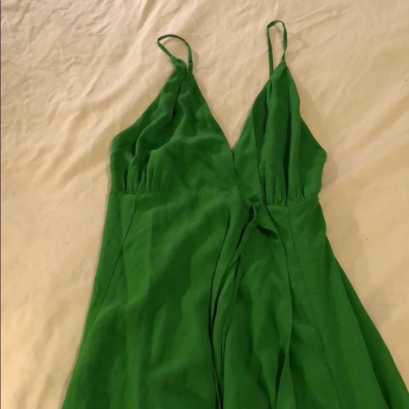 NWOT Reformation Green Callalily Dress - Picture 7 of 9
